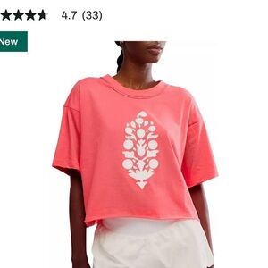 Free People Logo Graphic Short Sleeve Tee NWOT